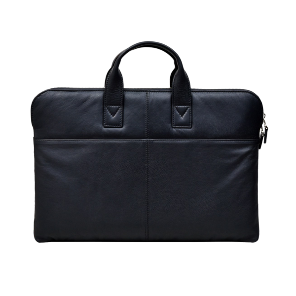 Soft Leather Laptop Sleeve with handle - Image 2