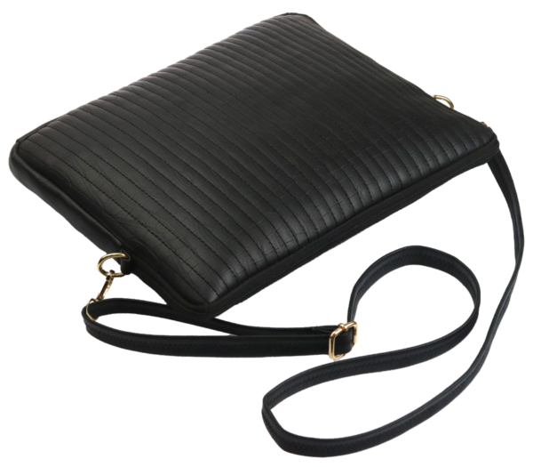 Texture Faux Leather Tablet Case with Handle - Image 3