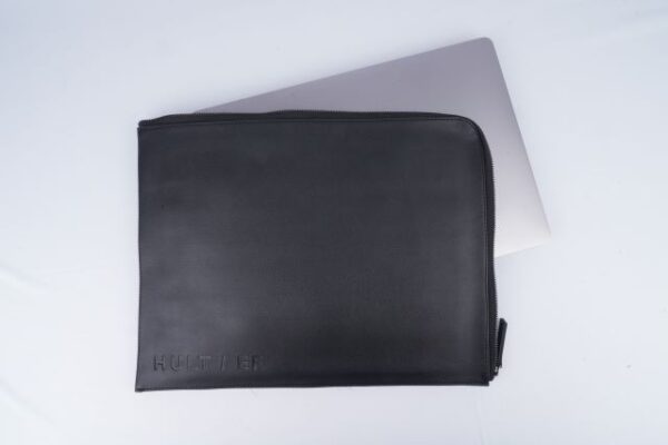 Two way Laptop Sleeve in Faux Leather - Image 3