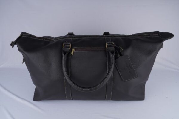 Spacious Travel Bag in Faux Leather - Image 2