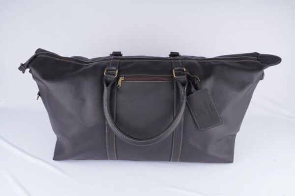 Spacious Travel Bag in Faux Leather - Image 3