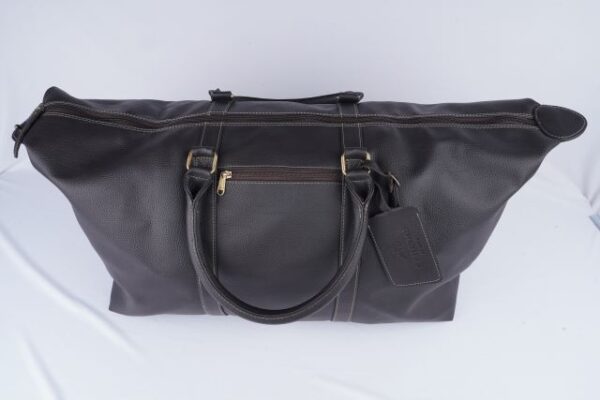 Spacious Travel Bag in Faux Leather - Image 4