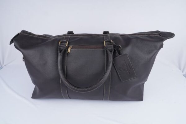 Spacious Travel Bag in Faux Leather - Image 6