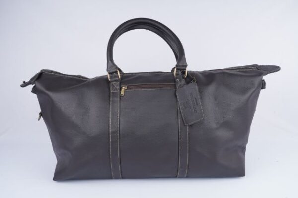Spacious Travel Bag in Faux Leather