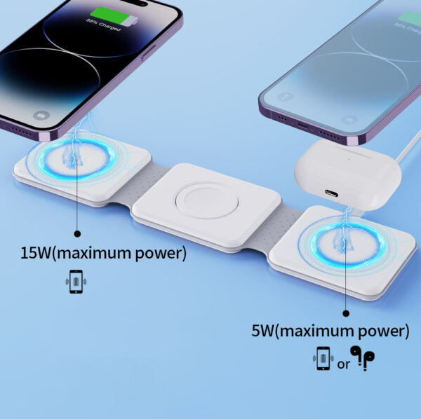 Foldable magnetic wireless charger “Fast charge 15 W ” - Image 10
