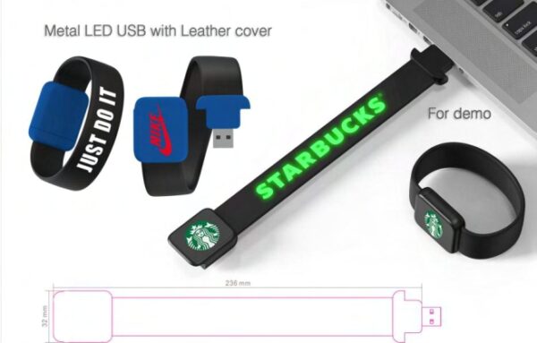 Bracelet LED USB Drive