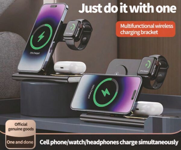 4-1 Magnetic Foldable Wireless Fast Charger