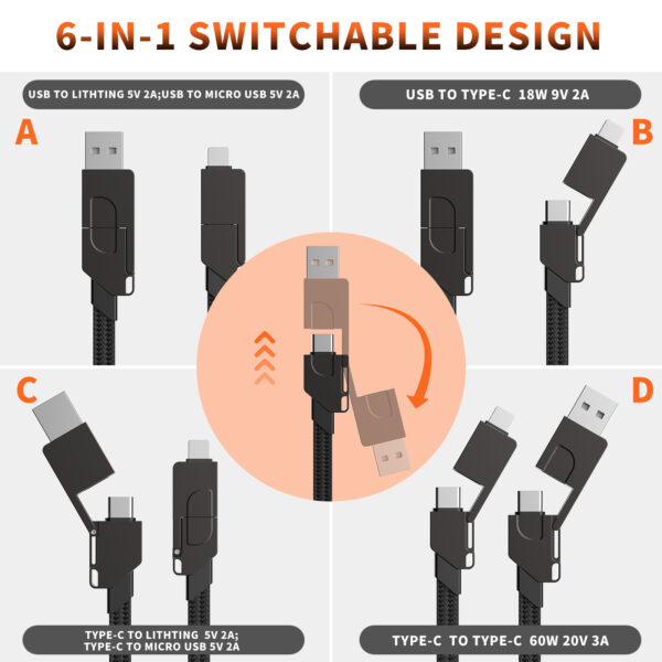 6-1 Cable PD 60W - Image 9