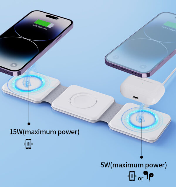 Foldable magnetic wireless charger “Fast charge 15 W ” - Image 7