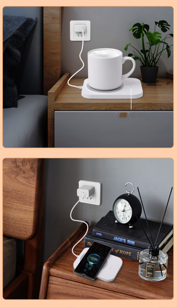 Mug Warmer Cum  Wireless Charger with Mug - Image 3