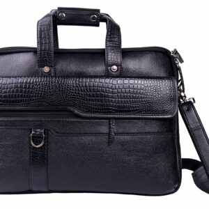 Multi - Compartment Business Bag In Leather
